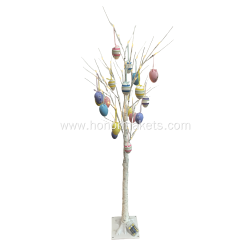 Easter 120CM 48LEDS Tree with 18pcs Eggs